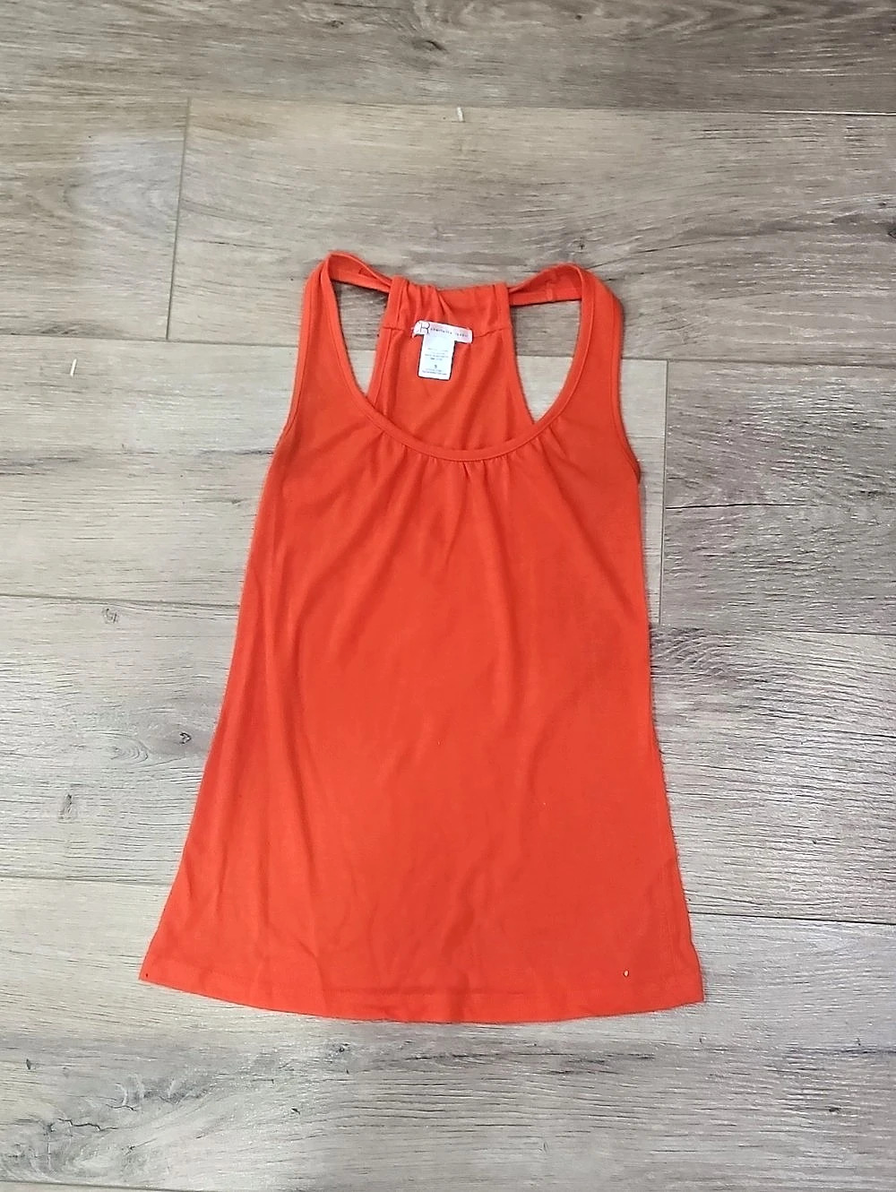 Charlotte Russe Orange Tank Top Size Small